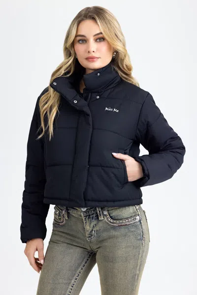Miss Me Davina Puffer Coat - S / Black