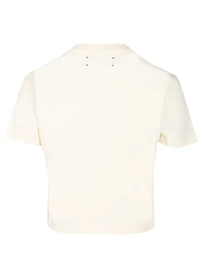 Amiri Graphic Print Crew Neck Short Sleeve Top In White