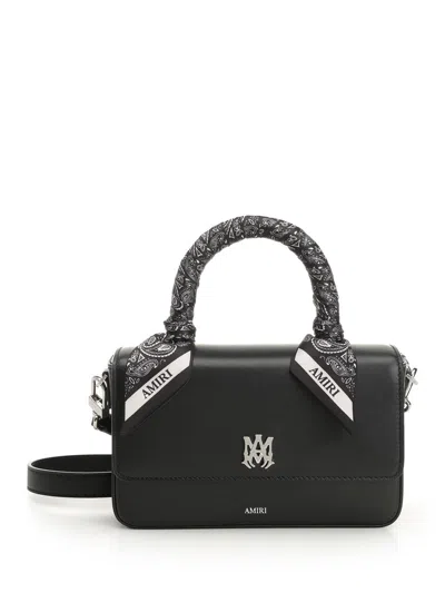Amiri Micro Ma Long Bag Handbags Black In Black