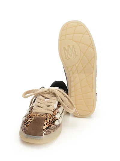 Amiri Leopard Pacific Bones Low-top Womans Sneakers In Multi