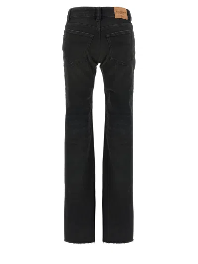 Balenciaga Women Bootcut Jeans In Black