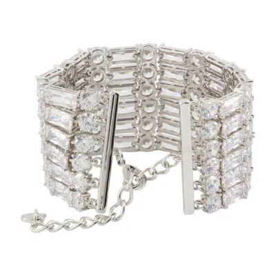 Self-portrait Bracelet In Silver