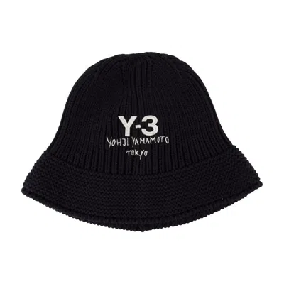 Y-3 Adidas Bucket Hat In Black