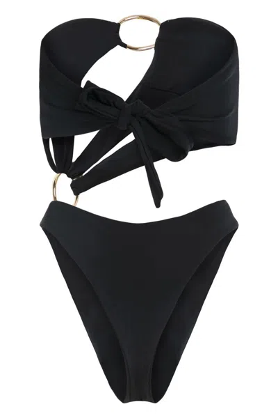Louisa Ballou One-piece Swimsuit In Black