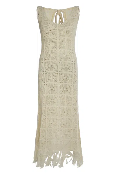 Rodebjer Cotton Sweater-dress In Neutral