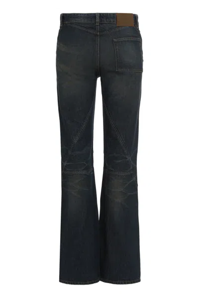 Our Legacy Flared Jeans Moto Cut In Black