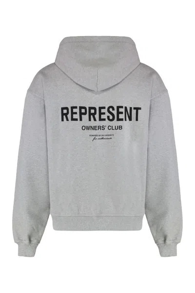 Represent Cotton Full-zip Hoodie In Multi