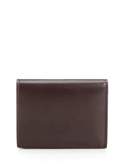 Celine Women Leather Bi-fold Card Holder In Multi
