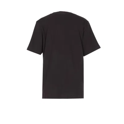 Chloé Chloe' Women Fenicotteri Print And Chloe' Logo T-shirt In Black