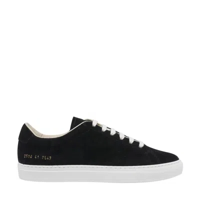 Common Projects Suede Low Top Sneakers With Rubber Sole In Multi