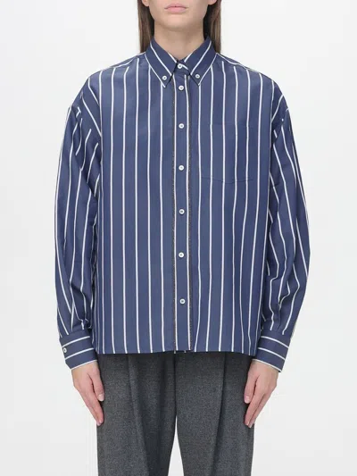 Brunello Cucinelli Skirt  Woman Color Blue In Blue