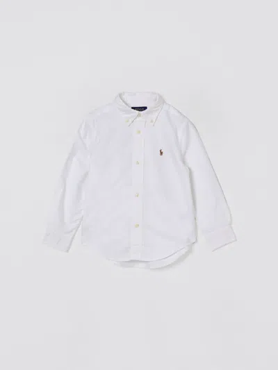 Polo Ralph Lauren Toddler And Little Boys Cotton Oxford Shirt In White