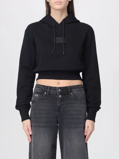 Versace Jeans Couture Sweatshirt  Woman Color Black In Black