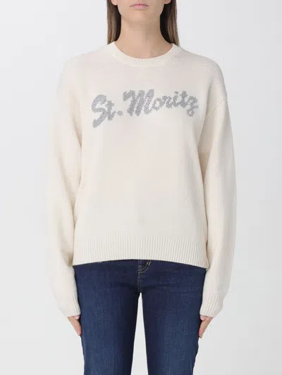 Mc2 Saint Barth Sweater  Woman Color Yellow Cream In Neutral