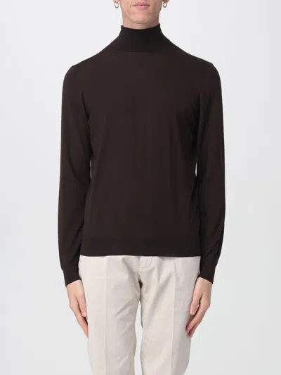 Drumohr Wool Turtleneck Sweater In Black