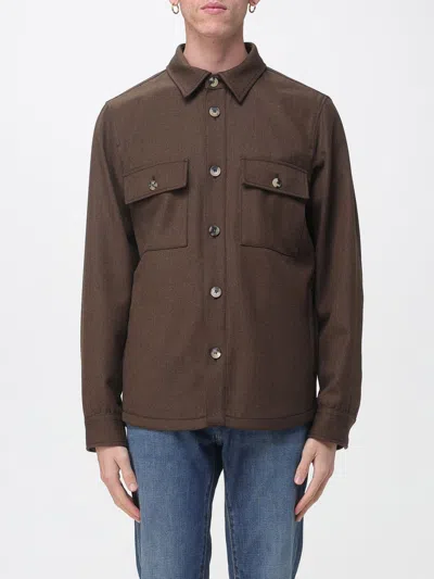 Jacob Cohen Utility-inspired Overshirt With Classic Kent Collar And Buttoned Pockets In Multi