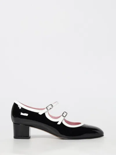 Carel Paris Bleuet 40 Mary-jane Leather Pumps In Black