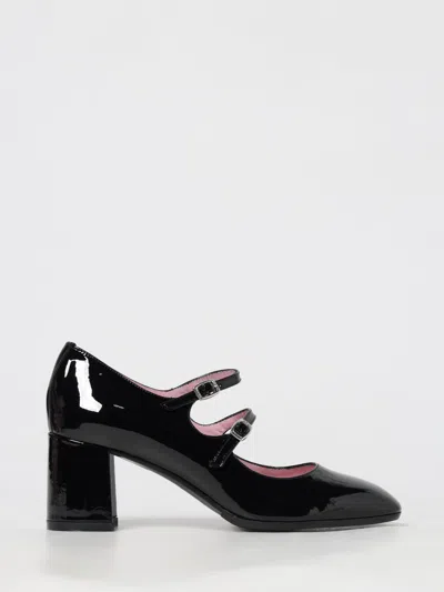 Carel Paris Logo Buckle High Heels In Black