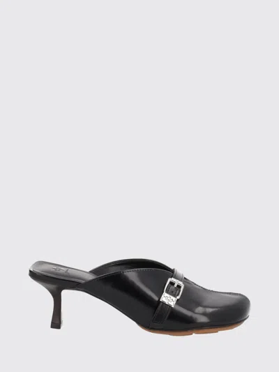 Ganni Mules With Heels In Black