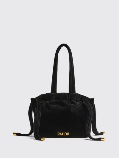 Patou Pochette In Velluto In Black