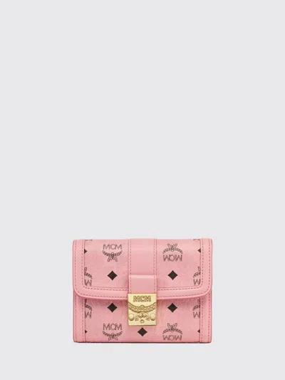 Mcm Wallet "tracy" In Pink