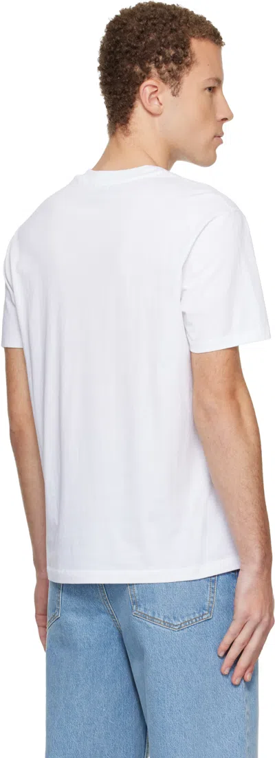 Ami Alexandre Mattiussi Ami Paris Men Cotton T-shirt With Iconic Embroidery In Multi