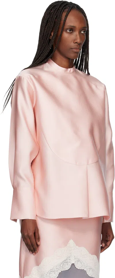 Jil Sander Long Sleeve Shirt In Pink