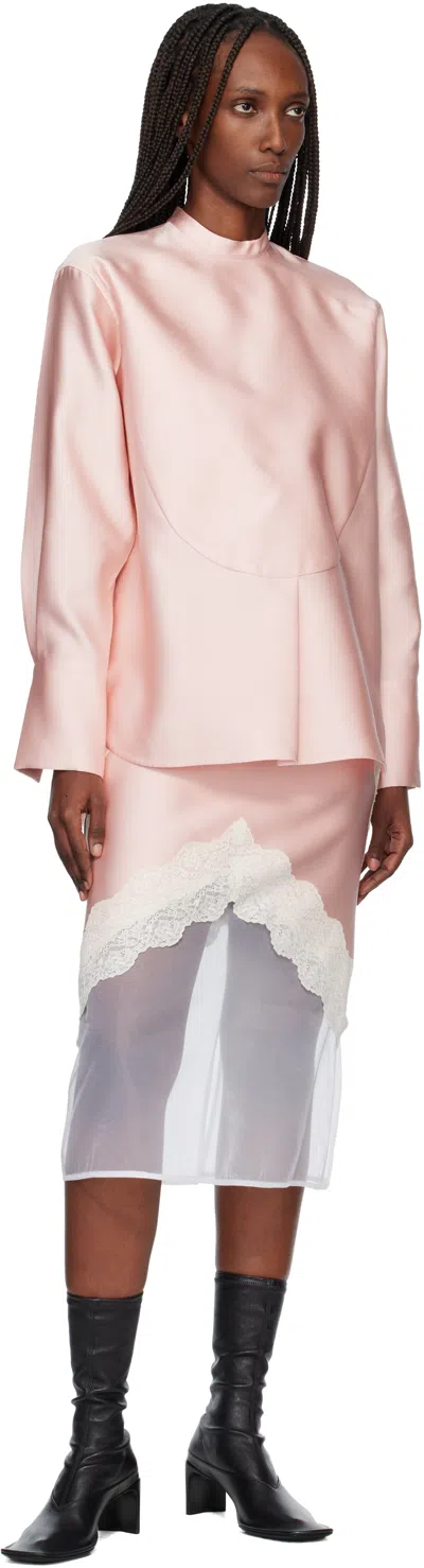 Jil Sander Long Sleeve Shirt In Pink