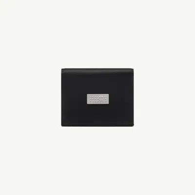 Mm6 Maison Margiela Numeric Leather Wallet In Black