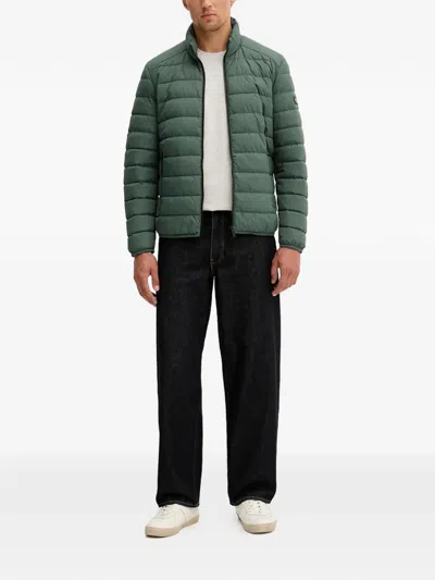 Marc O'polo Zip-up Quilted Jacket In Green