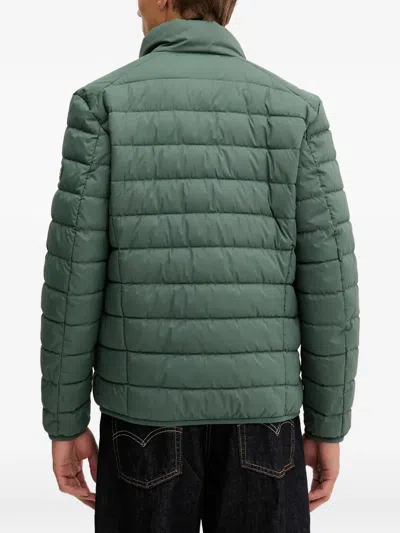Marc O'polo Zip-up Quilted Jacket In Green