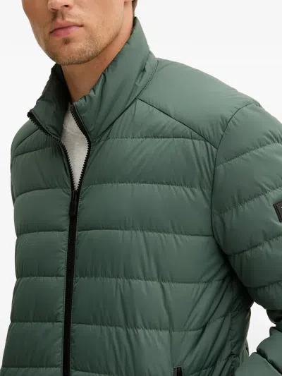 Marc O'polo Zip-up Quilted Jacket In Green