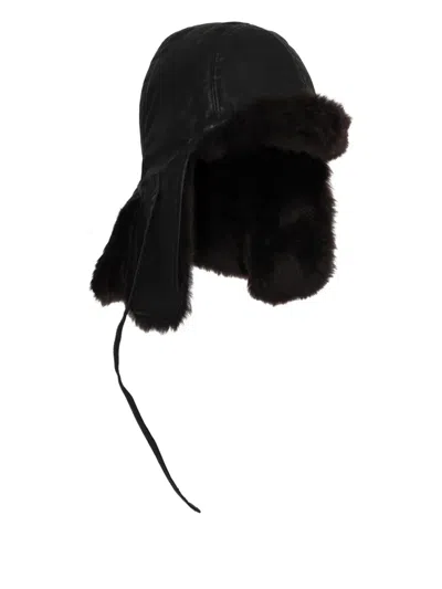 Lemaire Reversible Hat In Black