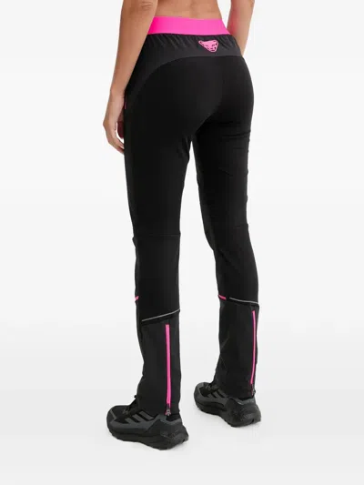 Dynafit Dynastretch Zip Logo Performance Trousers In Black