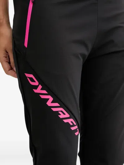 Dynafit Dynastretch Zip Logo Performance Trousers In Black