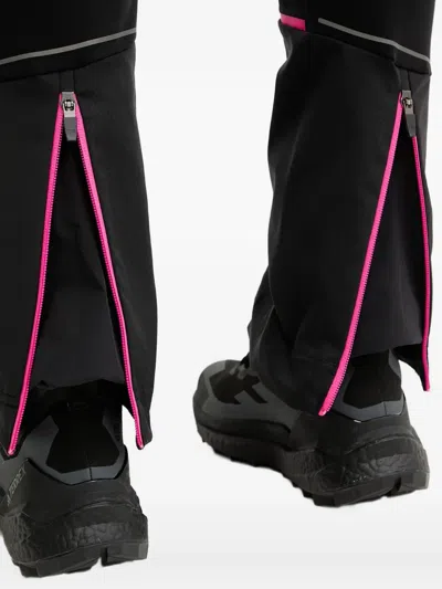 Dynafit Dynastretch Zip Logo Performance Trousers In Black