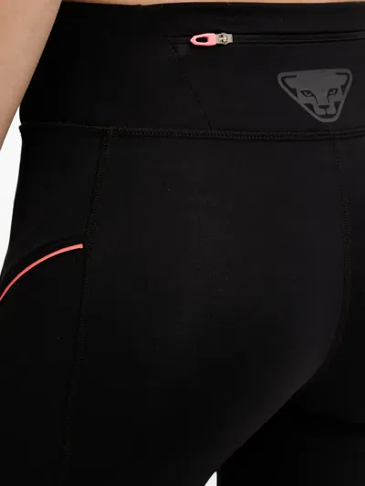 Dynafit Trail Reflective Striped Performance Trousers In Black