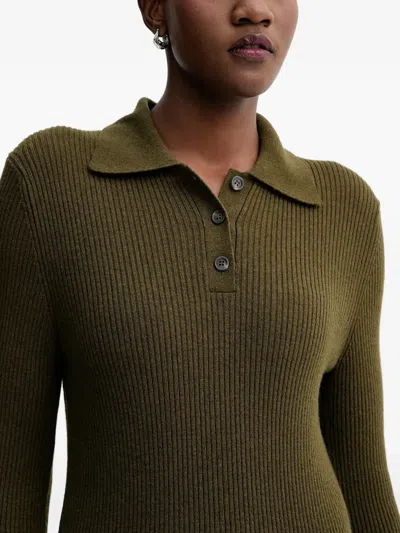 Marc O'polo Ribbed-knit Mini Dress In Multi