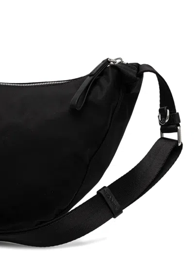 Marc O'polo Small Zip Adjustable-strap Cross Body Bag In Black