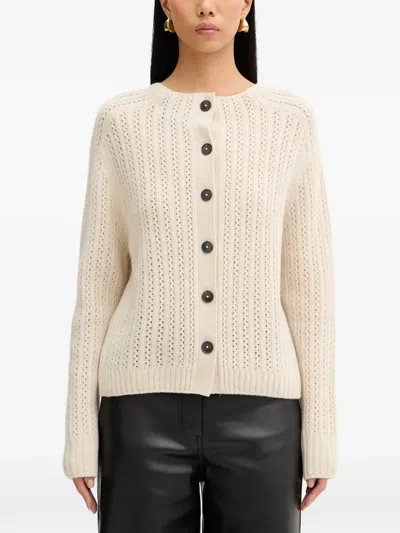 Marc O'polo Button-up Cardigan In Neutral