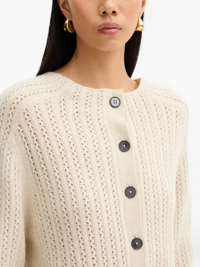 Marc O'polo Button-up Cardigan In Neutral