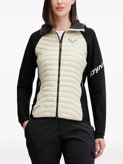 Dynafit Quilted Hooded Performance Jacket In Black