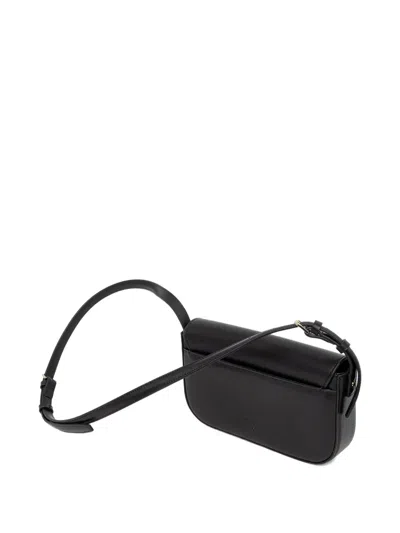 Patrizia Pepe Logo-detail Cross Body Bag In Black