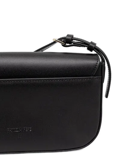 Patrizia Pepe Logo-detail Cross Body Bag In Black