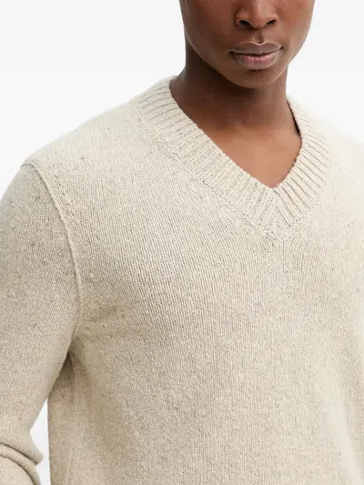 Marc O'polo V-neck Sweater In Neutral