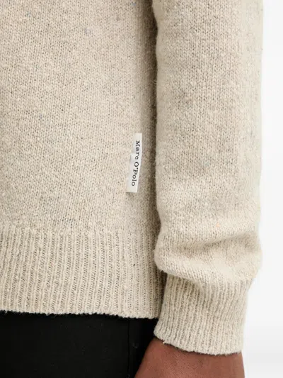 Marc O'polo V-neck Sweater In Neutral