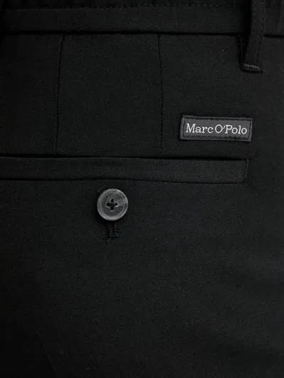 Marc O'polo Pleated Trousers In Black