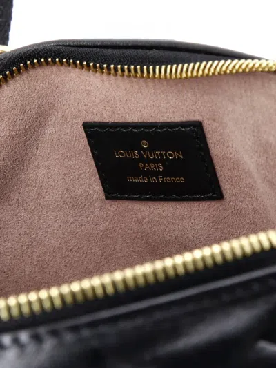 Pre-owned Louis Vuitton Coussin Bag Monogram Embossed Lambskin Pm Crossbody Bag In Black