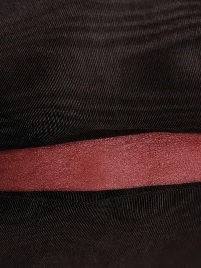 Pre-owned Gucci Gg Marmont Chain Wallet Matelasse Leather Mini Crossbody Bag In Red