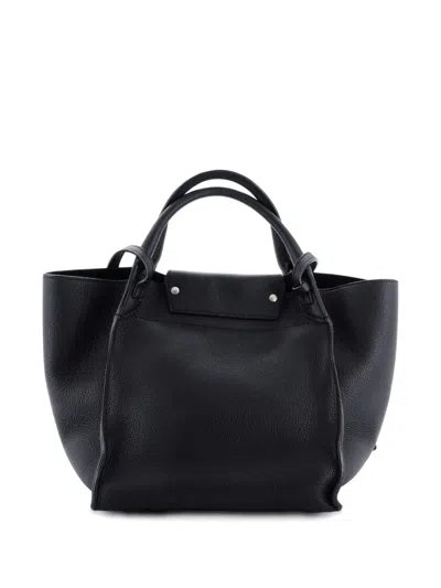 Pre-owned Celine Big Bag Grained Calfskin Small Satchel In Black